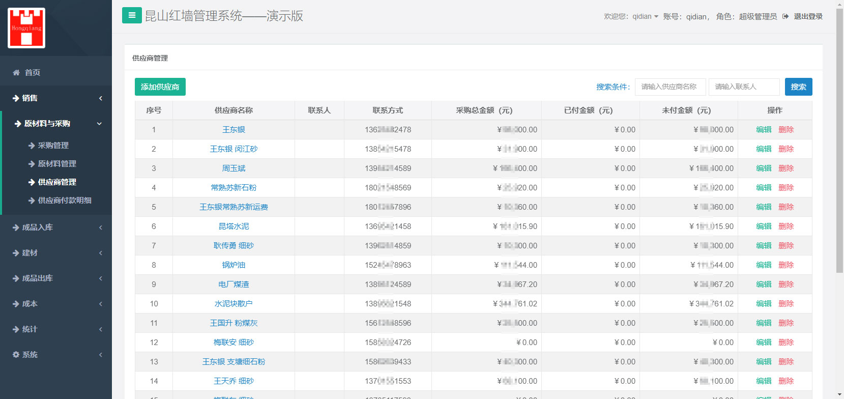 供應(yīng)商管理